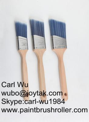 China Natural bristle Chinese bristle synthetic mix 3 piece paint brush sets wood handle plastic handle 2 inch PBS-015 for sale