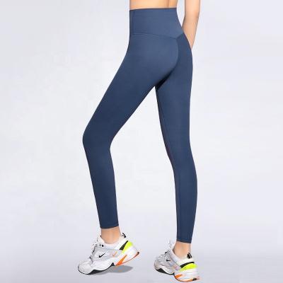 China 2022 Breathable High Waist Custom Women's High Leg Gaiters Running Crac! crack! breathable seamless butt yoga pants for sale