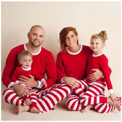 China Breathable Family Christmas Pajamas Top And Pants Sets Wholesale Kids Christmas Pajamas For Family for sale