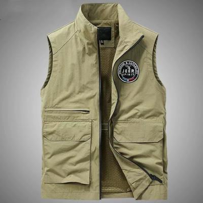 China Men's Outdoor Waterproof Anorak Breathable Softshell Anti-Shrink Invest Increase High Quality Softshell Sleeveless Jackets Wholesale for sale