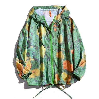 China Men's Ultra-thin Breathable Loose Brand Ice Summer Sunscreen Couples Outdoor Jacket Feeling Cool Clothing Silk for sale