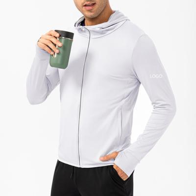 China Summer Long Sleeve Men's Sunscreen Long Sleeve Outdoor Sports UPF Thin Breathable Sunscreen Anti-UV Jacket for sale