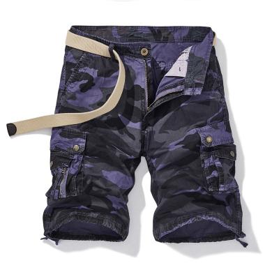 China Anti-wrinkle Mens Summer Camouflage Pants Cotton Waist Fashion Casual Pants Shorts for sale