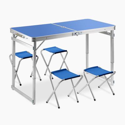 China Durable Aluminum Material Folding Picnic Stall Camping Table for sale