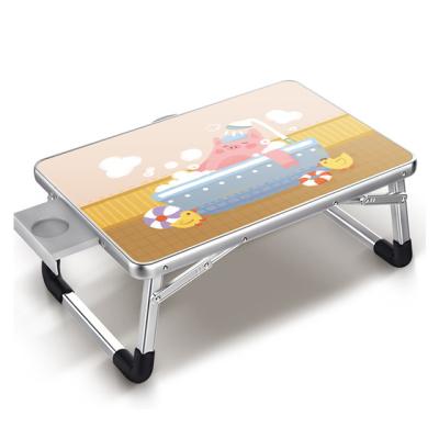 China Collapsible Dormitory Aluminum Foldable Laptop Table for sale