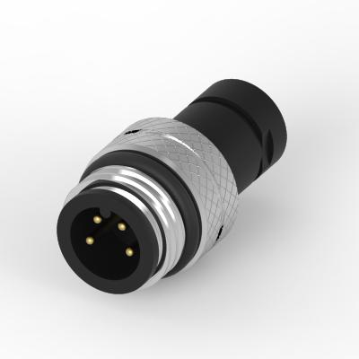 China Industry M9 4 PIN Molded With Waterproof Cable Connector for sale