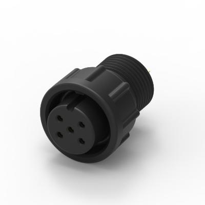 China Industry Size B 5 PIN Molded with Waterproof Connector-5A Cable for sale