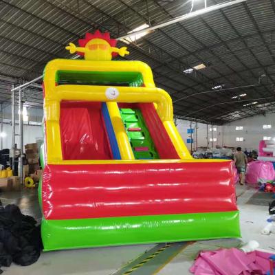 China 0.55mm PVC tarpaulin most exciting wet and dry inflatable slide with best price and high quality for sale