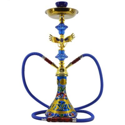 China China Shisha Hookah Best Selling Arabic Style Metal Double Hose Large Hookah Shisha for sale