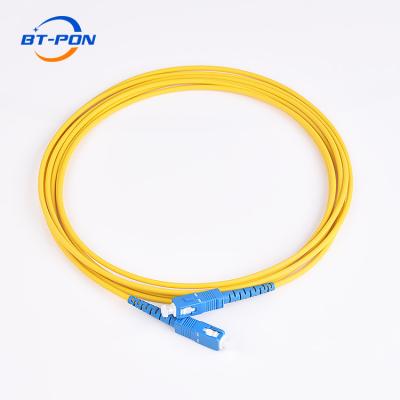 China FTTH SC/UPC Fiber Patch Cords 3 Meter Fiber Optic Connector Cables Fast Connector for sale