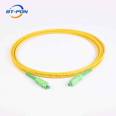 China Full FTTH Fiber Patch Cords Single Mode Fiber Optic Single Mode SC UPC 3m 2m SC APC Simplex ftth for sale