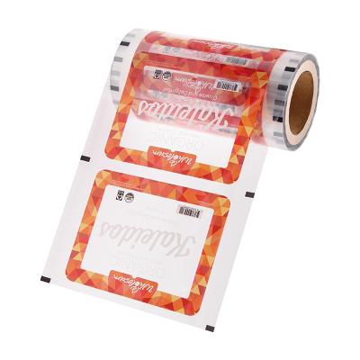 China Custom Barrier Printing Clear Plastic Food Packaging Film Roll For Ice Cream And Fruits Etc. for sale