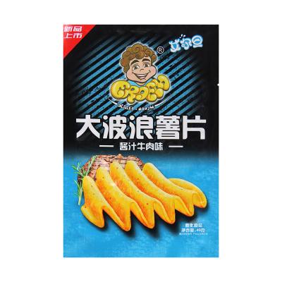 China Aluminum Foil Plantain Banana Corn Tortilla Moisture Proof Potato Chips Packing Plastic Bag With Custom Printing for sale