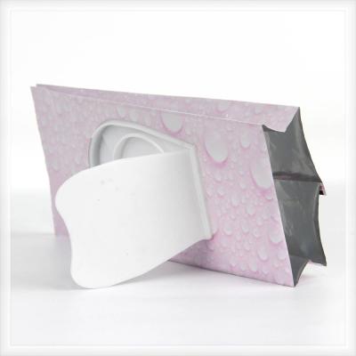 China Custom Printing Convenient Wet Barrier Wipes Sit Recyclable Plastic Side Gusset Pouch Bag for sale