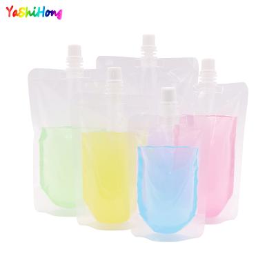 China YSH Moisture Proof Stand Up Pouch With Spout For Beverage Water Jelly Drink Beer Soda Jelly Milk for sale