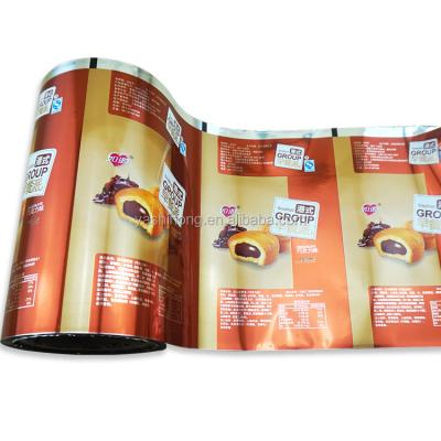 China Moisture Proof High Quality Plastic Food Soft Packaging Pouch Laminating Roll Film For Cookies Milk for sale