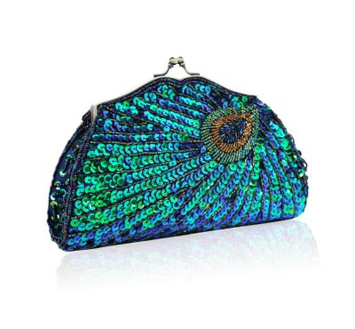 China New Design Sequin Evening Clutch Bag Fashion Pearl Dumpling Bag Evening Clutches 2021 Purse Dinner Chain Clutch Bag for sale