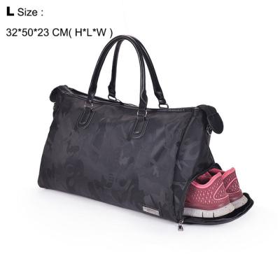 China 2021 New Comfortable Shoe Storage Sports Bags Travel Polyester Cosmetic Luxury For Gym Bags Sports Ladies Large Capacity for sale