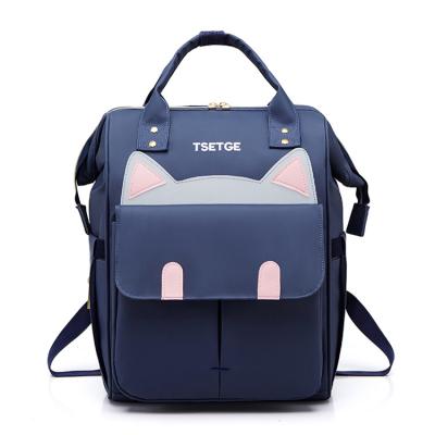 China Backpack cute multi-functional diaper bag backpack travel diaper bag fashion momy momy hadnbag for sale