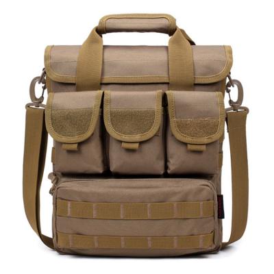 China School Travel Business Men Molle Handbag Camouflage Canvas Cross - Body Shoulder Bag Briefcase Multifunctional Travel Business Military Bag Large for sale