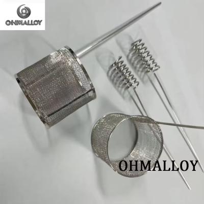 Chine 40*40 mm contre électrode en maille de platine cylindre cathode et anode à vendre