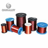 China OEM esmaltado poliéster ISO Rohs del alto rendimiento de la aleación 45 CuNi44 0.08m m del alambre en venta