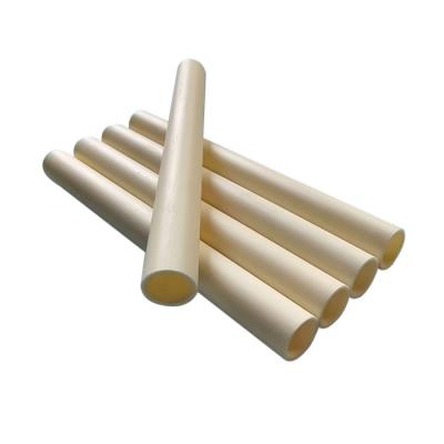 China Alumina Al2O3 99% Ceramic Fine Finish Tube One End Closed Tube White Ceramic for sale