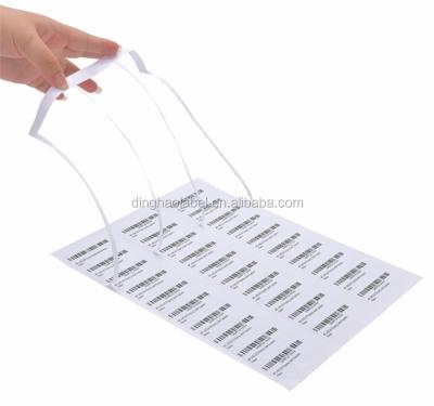 China Waterproof High Quality A4 Address Labels, Label Sticker Paper Wholesale Supplier for sale