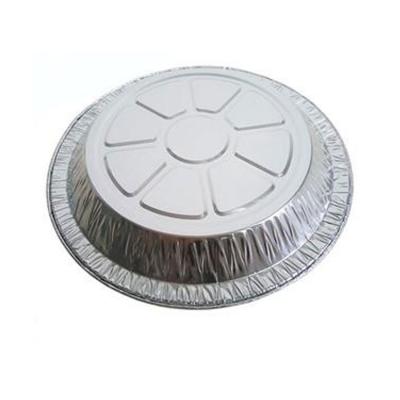 China PT23YD160 Pizza Pan Aluminum Foil Container Round Shape Air Fryer Oven Liner For Restaurant Catering for sale