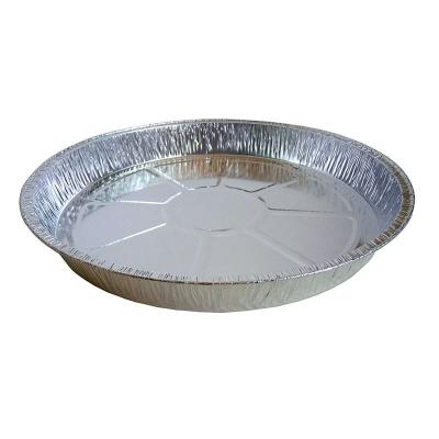 China PT23YD12254 13 inch round disposable aluminum foil pan with whole for sale