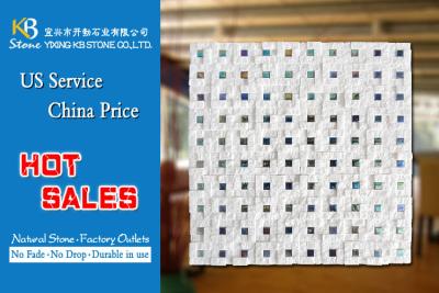 China Crystal white marble mosaic floor tile marble mosaic tile sheets for sale