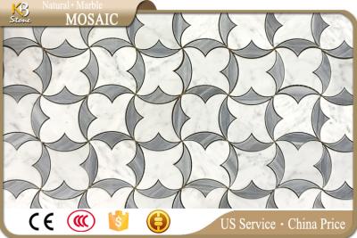 China Professional mosaic wall tiles stone marble tiles 10mm thickness for sale