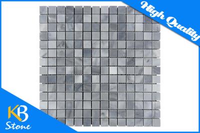 China Polishing Italy Grey Square Marble Wall Tiles / Waterjet  Mosaic Sheets 305 x 305mm for sale