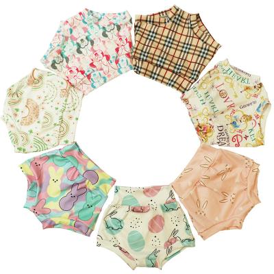 China High Quality Breathable Kids Milk Silk Fabric Bloomers Custom Printed Baby Cartoon Toddler Casual Briefs for sale