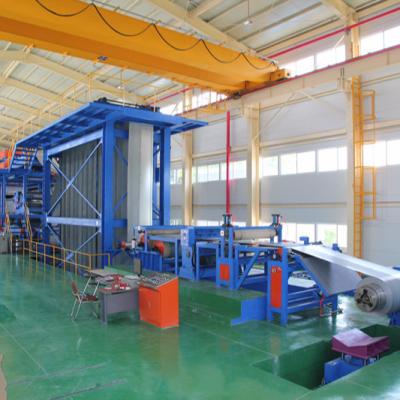 China Building Material Shops 1250mm Continuous Coating Steel Line for sale