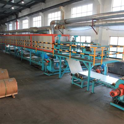 China Color Driving Line Aluminum Coil Continuous Precoating Color Making Machine Automatic Washing And Painting Metal Machinery for sale