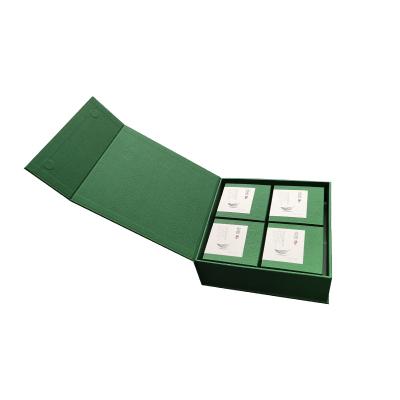 China Custom Size Recyclable And Logo Magnetic Gift Box Packaging Green Specialty Kraft Paper Box With Eva Foam for sale