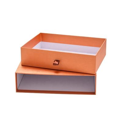 China Recyclable Rigid Paper Box Draw Packaging Box With Ribbon Custom ES Friendly Luxury Packaging Gift Box for sale