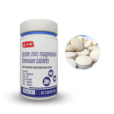 China Supplement Minerals Oyster Zinc Magnesium Selenium Tablets Chewable Tablets Nutritional Mineral Tablets for sale