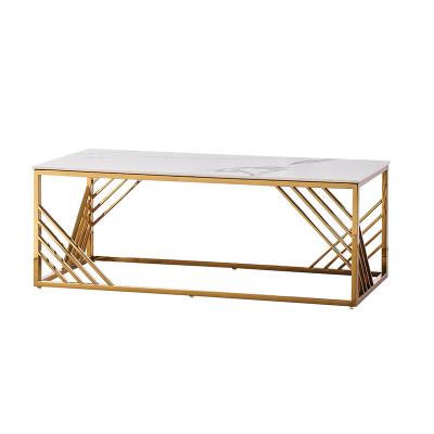 China TOP STAINLESS STEEL Factory Price Manufacturer Supplier Exquisite Workmanship Luxurianism LOW CERAMIC Coffee Table AND for sale