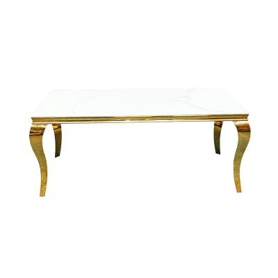 China Supplier Exquisite Ceramic Top And Chrome Manufacturer Beautiful Dining Table Good Workmanship Base Handle for sale