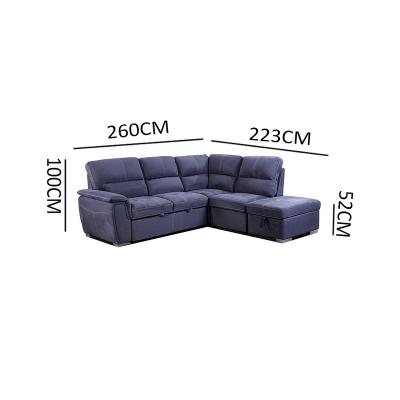 China New Storage Design Professional Demonstrate Quality Low Profile And Introverted Sofa for sale