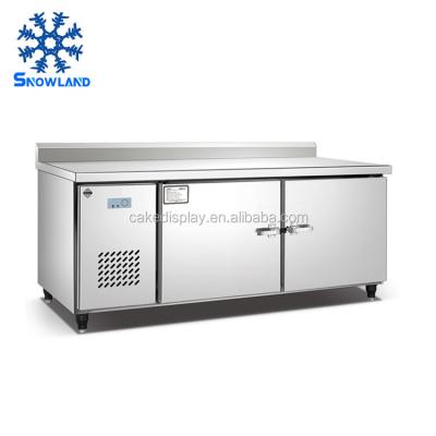 China Full Single-temperature Stainless Steel Under Counter Chiller Work Bench Fridge With CE for sale