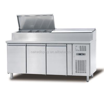 China Single-Temperature Commercial Salad Topping Bar Fridge / Salad Counter for sale