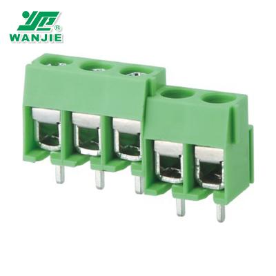 China PA66 Wanjie Terminal Block / PCB / Screw Terminal Block (WJ126-5.0/10.0mm) for sale