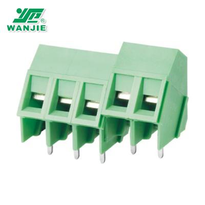 China PA66 Wanjie Terminal Block / PCB / Screw Terminal Block for sale