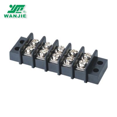 China PA66 Double Row Fence Terminal Block for sale