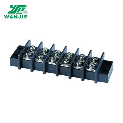 China 600V/30A Double Rows Barrier Terminal (WJ89M-14.0) 22-10AWG Block Type for sale