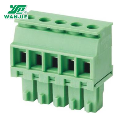 China Wanjie Terminal Block / PCB / Pluggable Terminal Block 28-16AWG for sale