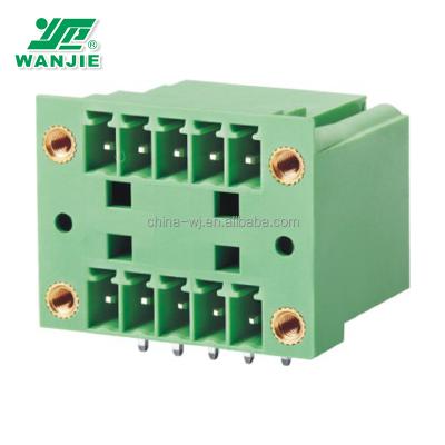 China Wanjie Terminal Block / PCB / Pluggable Terminal Block 21 - A.W.G. 30 for sale